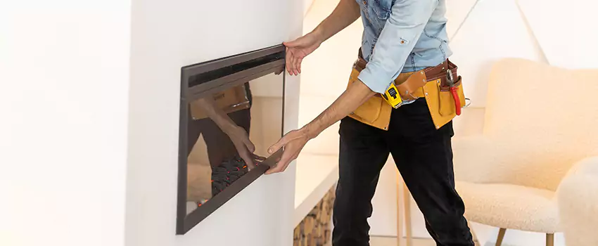 Metal Fireplace Installation in Aurora, Ohio
