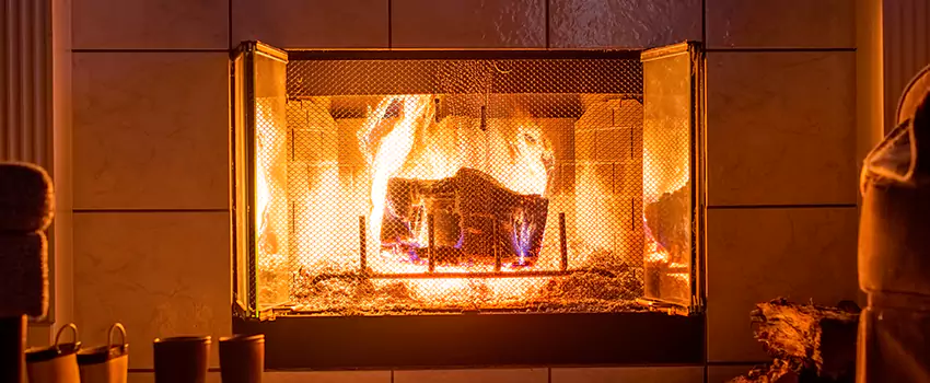 Mendota Hearth Landscape Fireplace Installation in Aurora, Ohio