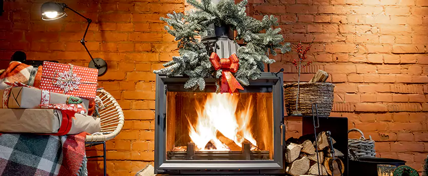 Travis Industries Linear Gas Fireplace Installation in Aurora, Ohio