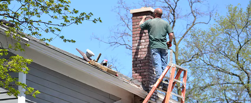 Vinyl and PVC Chimney Flashing Installation in Aurora, OH