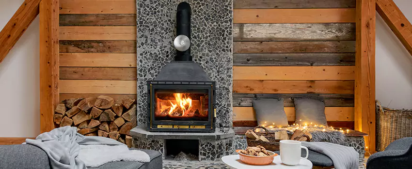 Thelin Hearth Products Direct Vent Gas Stove Fireplace Inspection in Aurora, Ohio